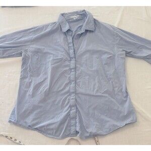 Women's Tri-Mountain 3/4 Sleeve Button Down Shirt Blue 2XLT